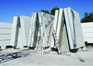 Composite Precast Concrete Sandwich Wall Panels